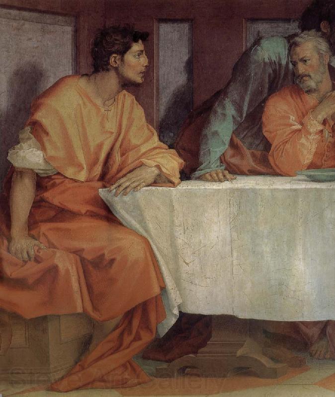 Andrea del Sarto A Part of last supper